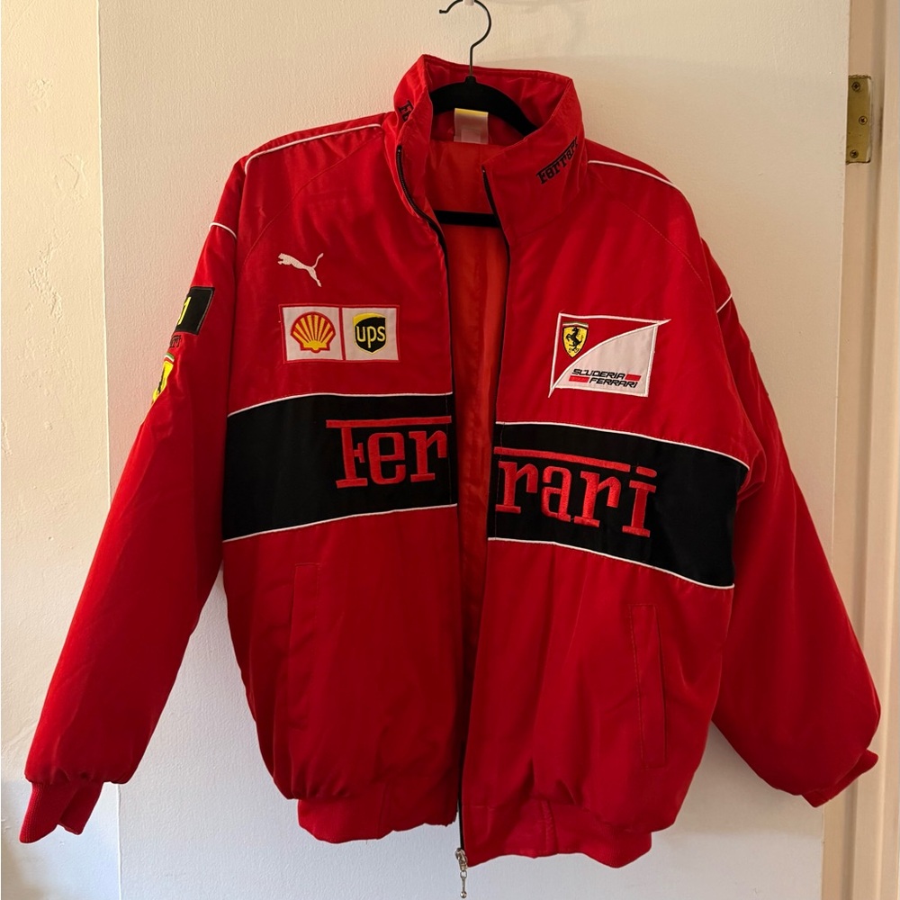 Vintage Ferrari 90s racing jacket
